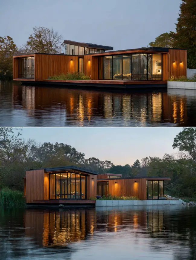 modern cottage lake house ideas