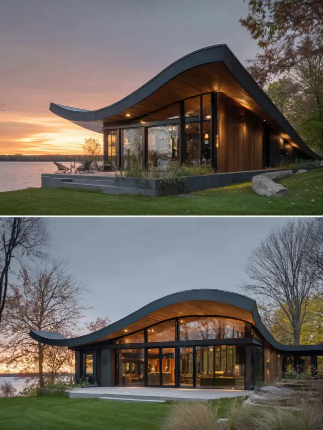 modern cottage lake house ideas