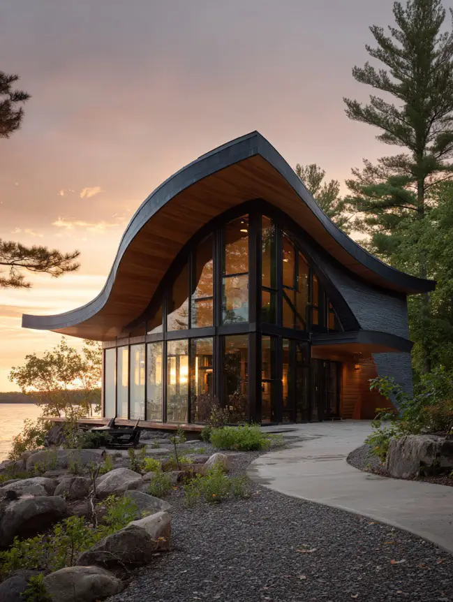modern cottage lake house ideas