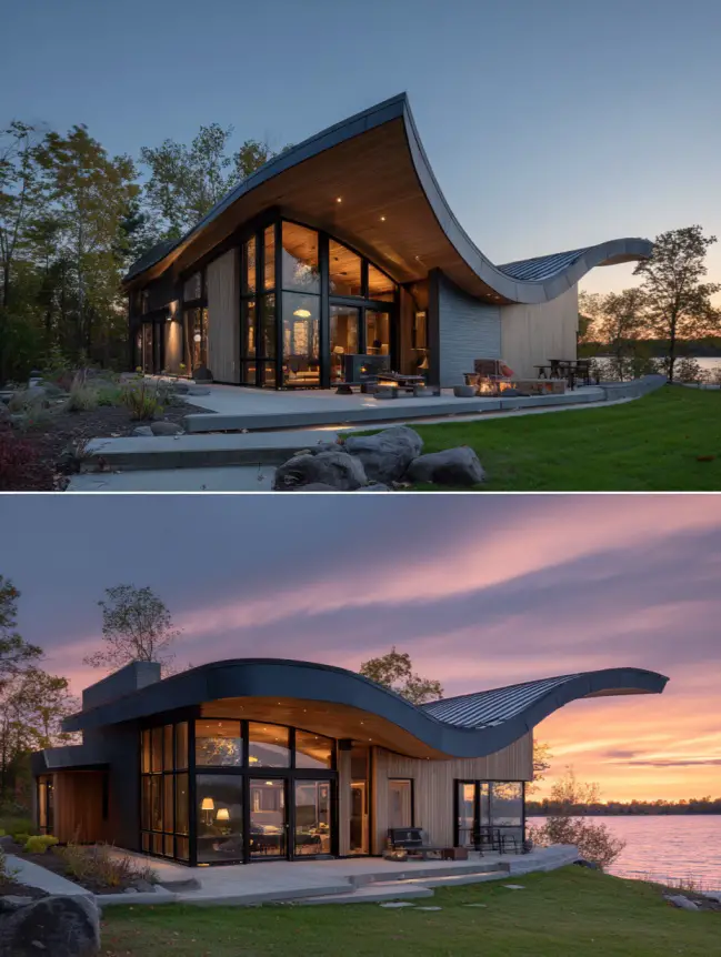 modern cottage lake house ideas