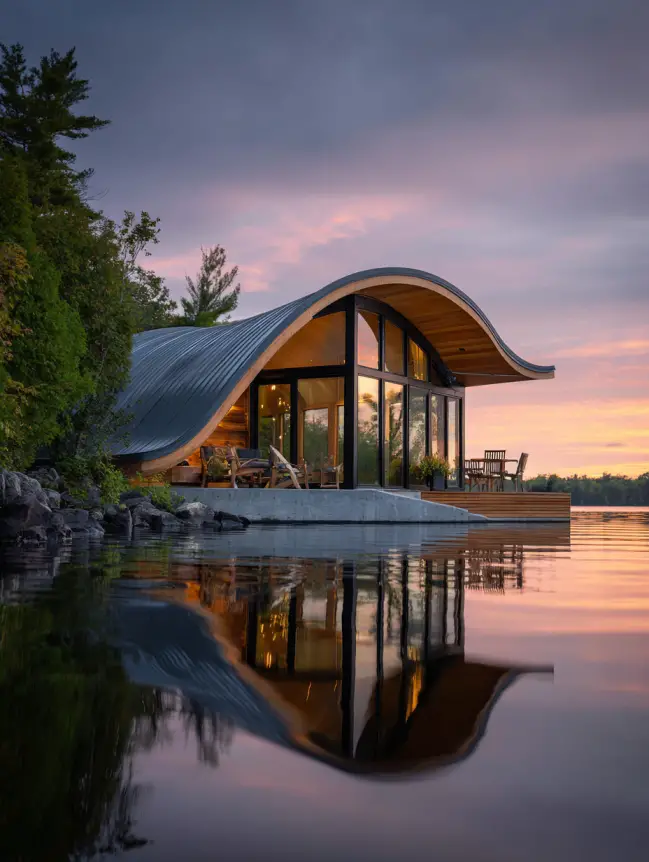modern cottage lake house ideas