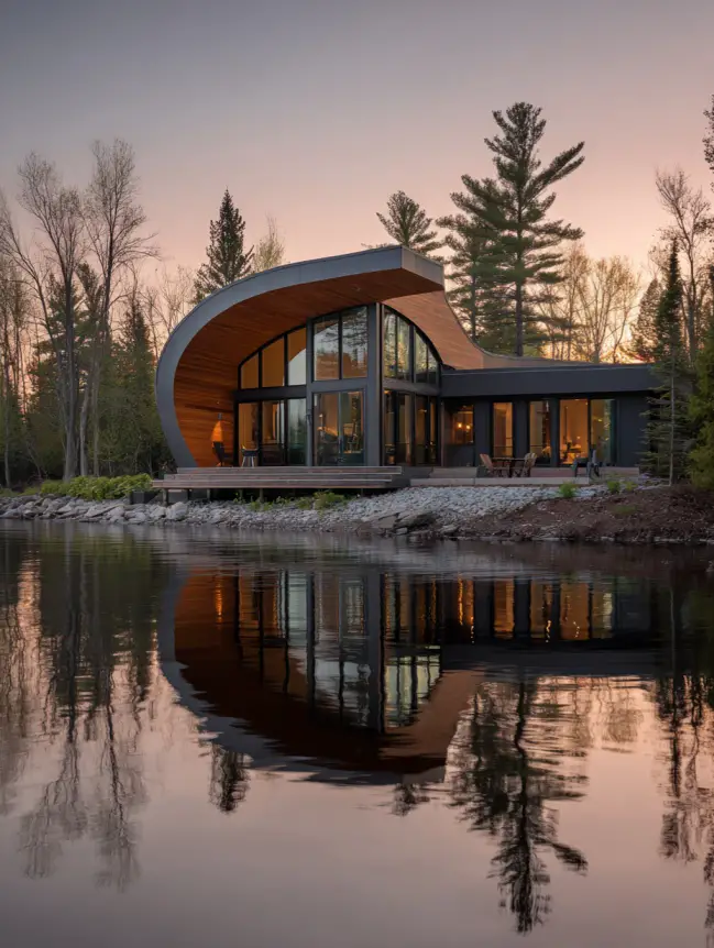 modern cottage lake house ideas