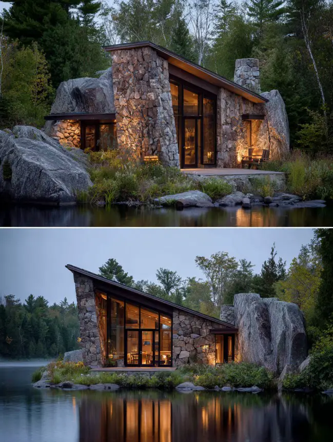 modern cottage lake house ideas
