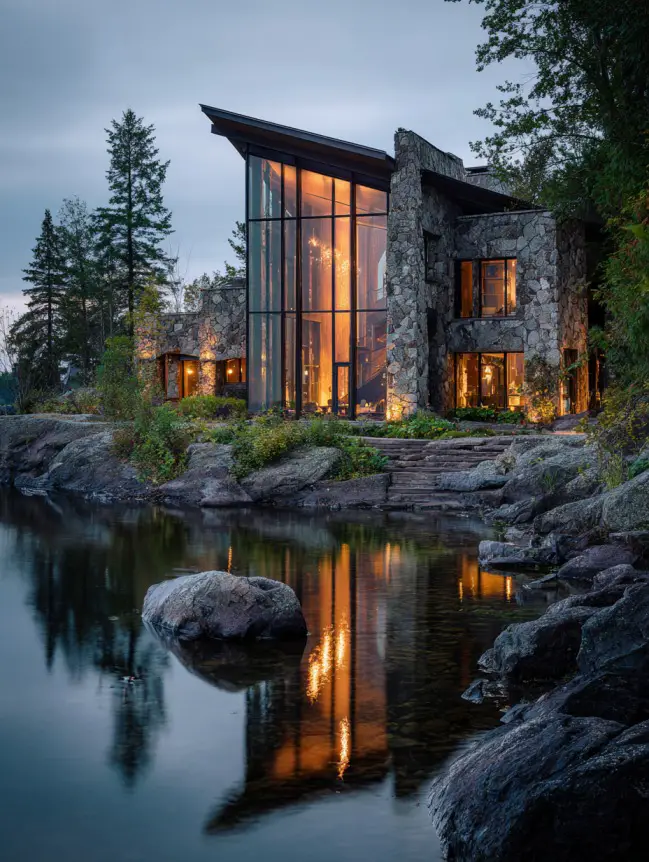 modern cottage lake house ideas
