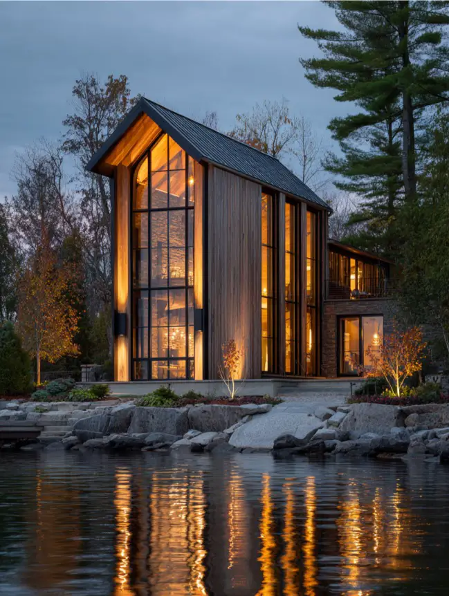 modern cottage lake house ideas