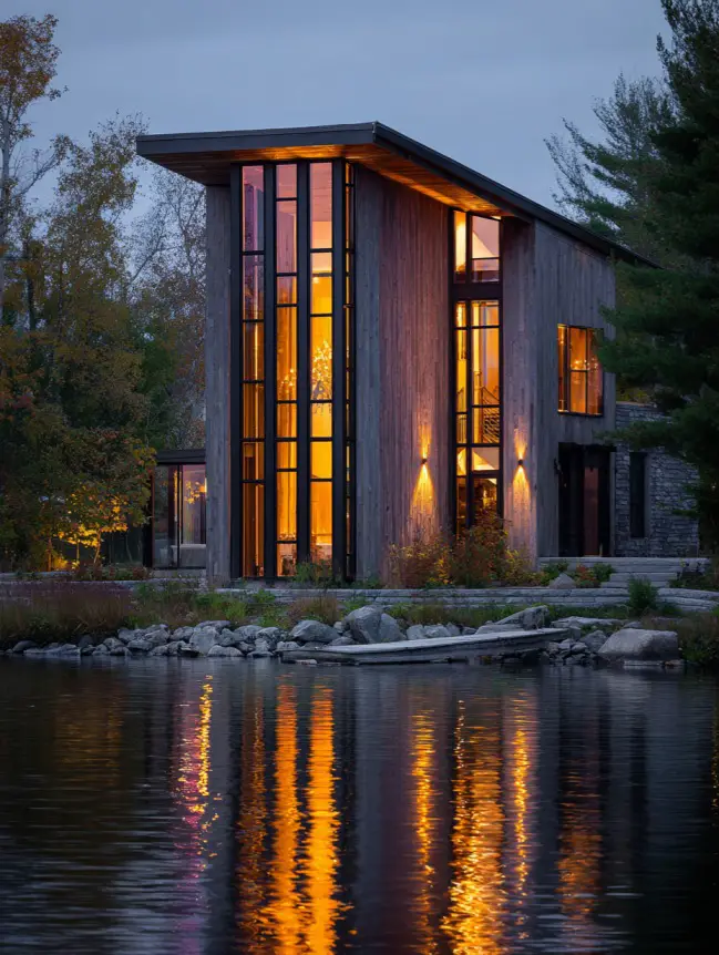 modern cottage lake house ideas