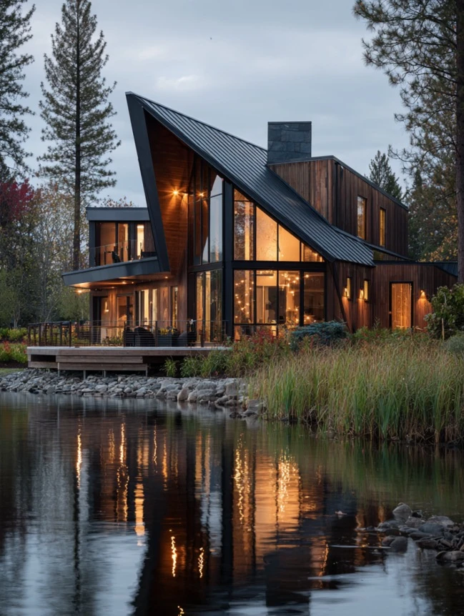 modern cottage lake house ideas