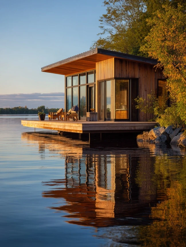 modern cottage lake house ideas