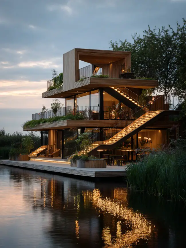 modern cottage lake house ideas