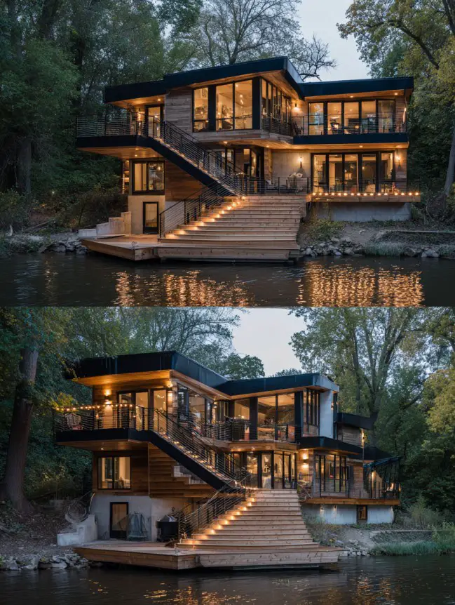 modern cottage lake house ideas