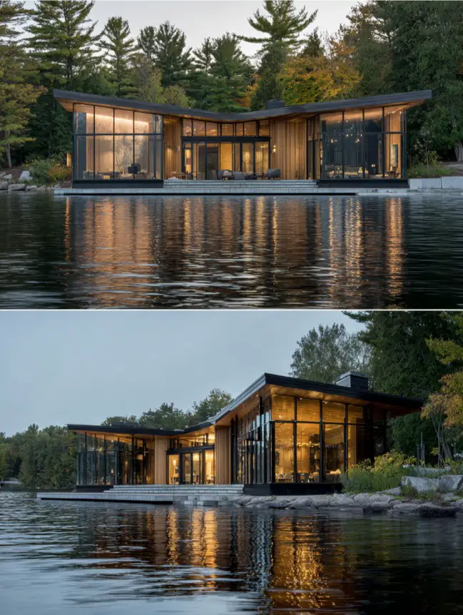 modern cottage lake house ideas