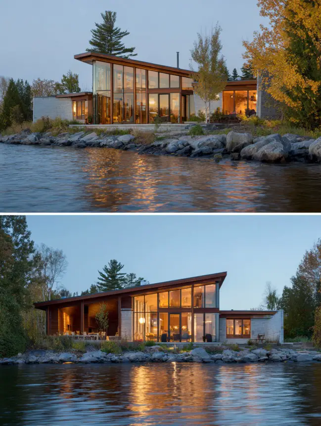 modern cottage lake house ideas