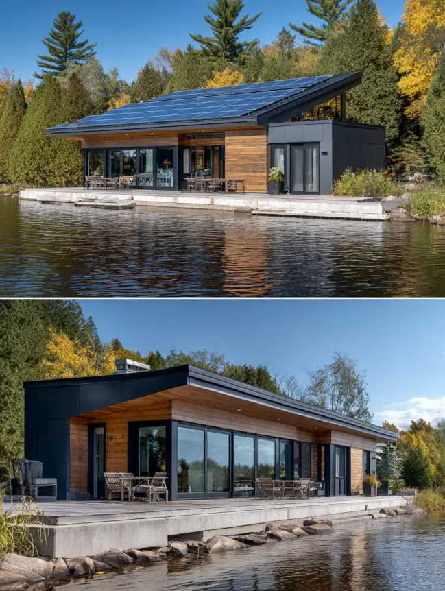 modern cottage lake house ideas