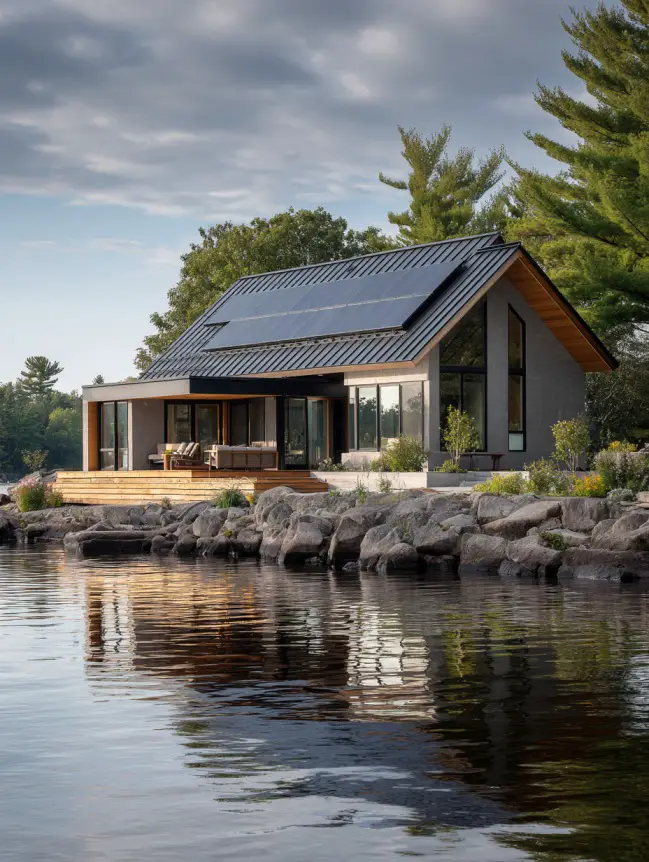 modern cottage lake house ideas
