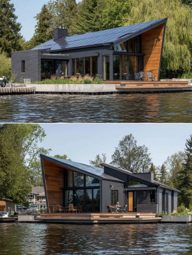 modern cottage lake house ideas