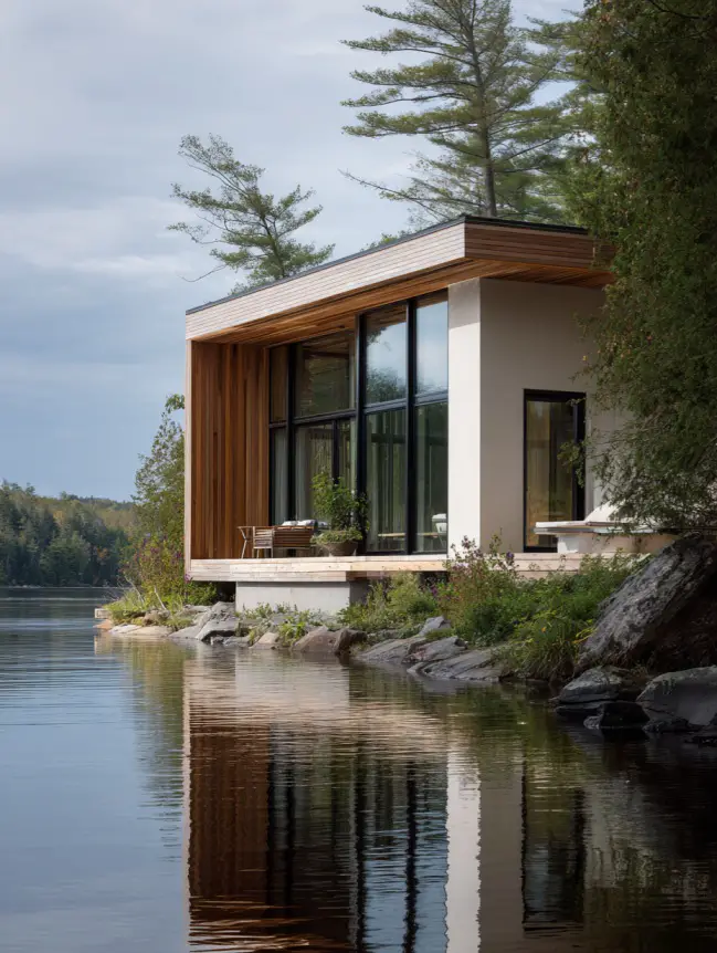 modern cottage lake house ideas