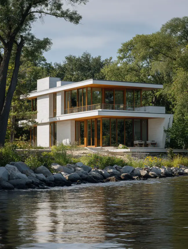 modern cottage lake house ideas