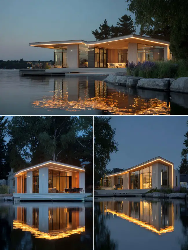 modern cottage lake house ideas