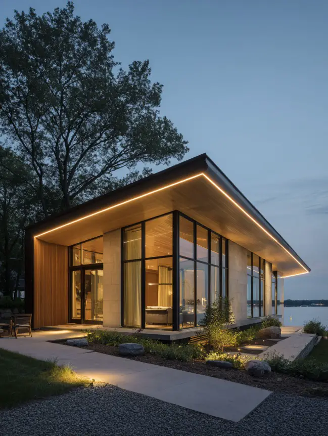 modern cottage lake house ideas