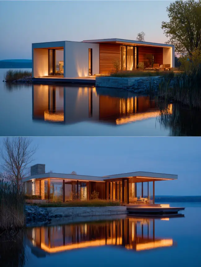 modern cottage lake house ideas