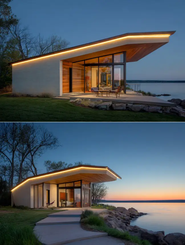 modern cottage lake house ideas