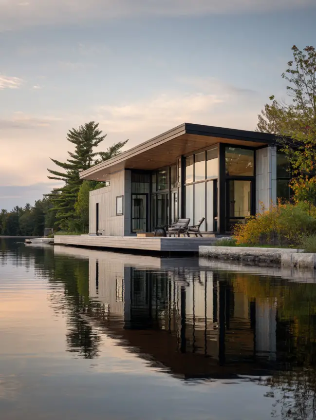 modern cottage lake house ideas