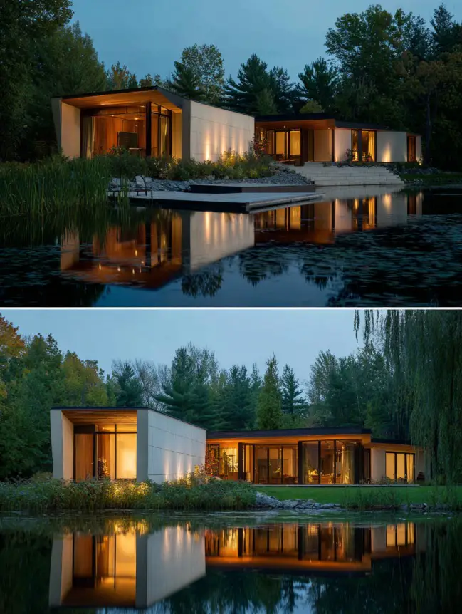modern cottage lake house ideas