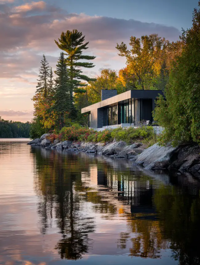 modern cottage lake house ideas