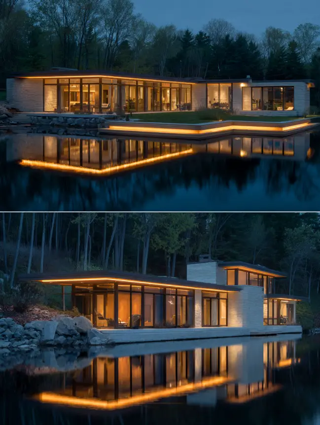 modern cottage lake house ideas