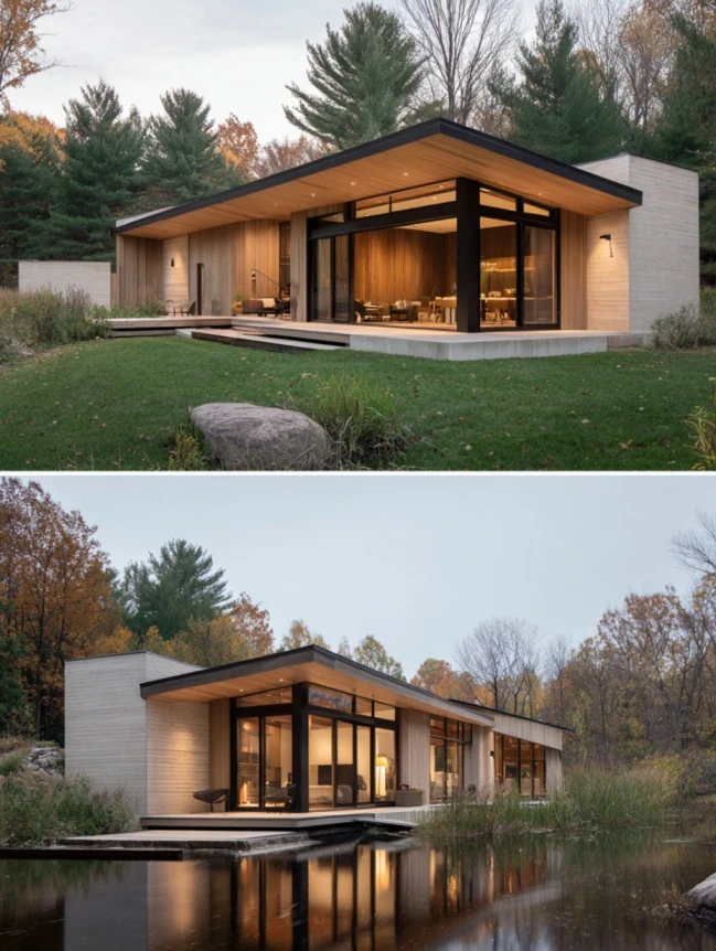 modern cottage lake house ideas