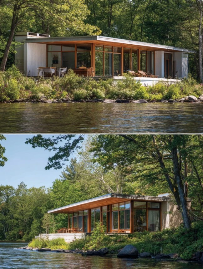 modern cottage lake house ideas