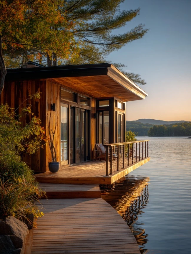 modern cottage lake house ideas