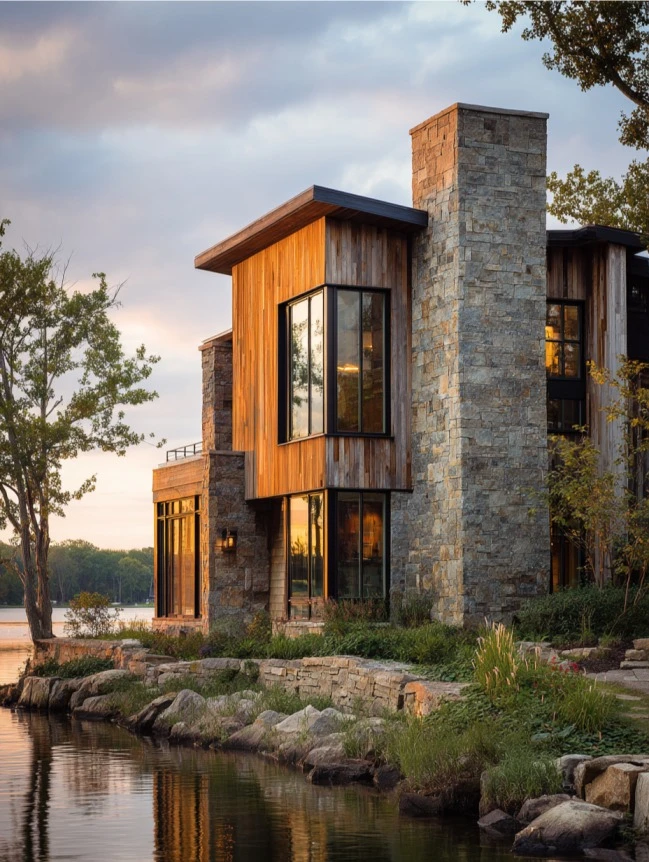 modern cottage lake house ideas