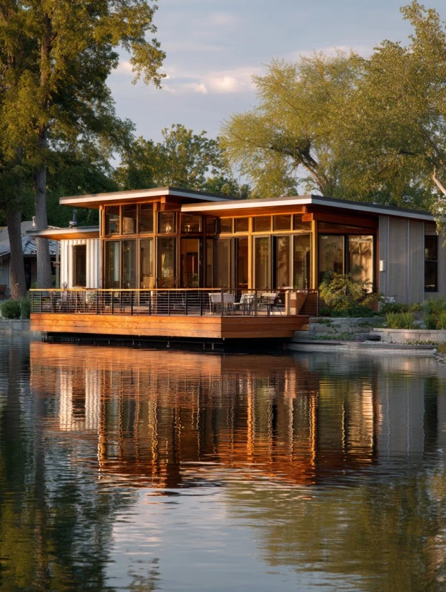 modern cottage lake house ideas