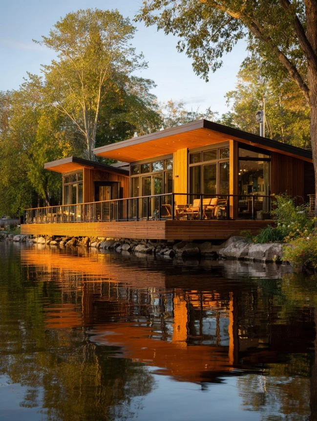 modern cottage lake house ideas