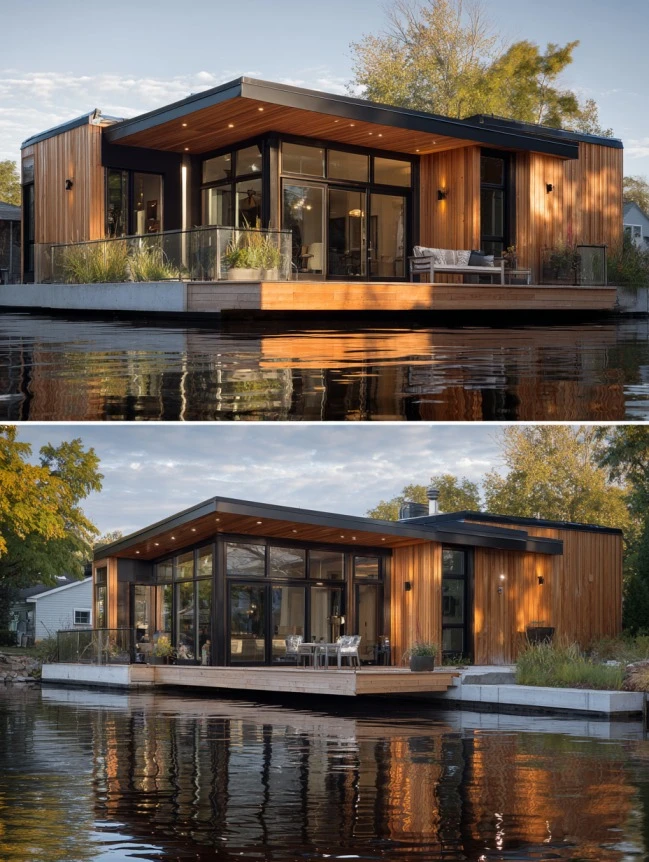 modern cottage lake house ideas