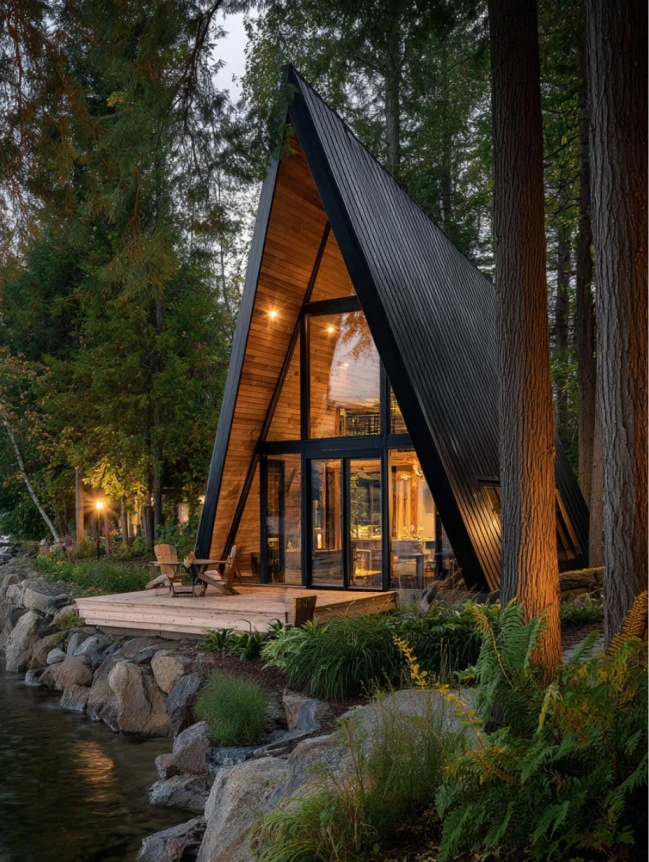 modern cottage lake house ideas
