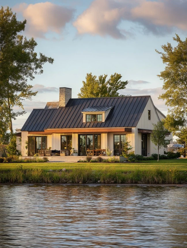 modern cottage lake house ideas