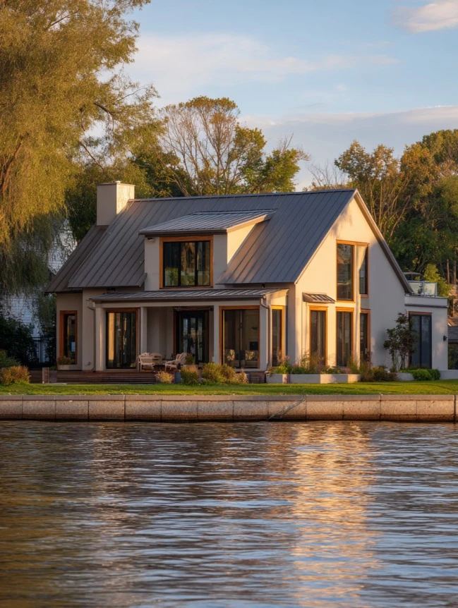 modern cottage lake house ideas