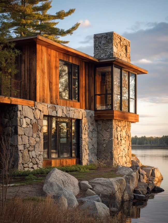 modern cottage lake house ideas