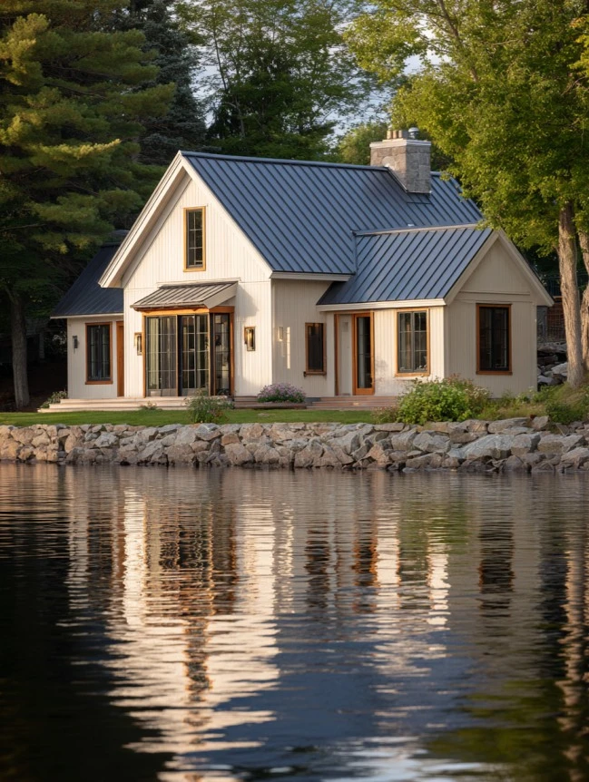 modern cottage lake house ideas