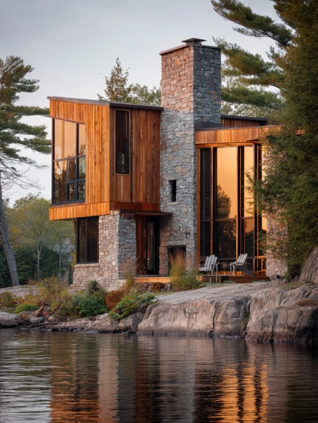modern cottage lake house ideas
