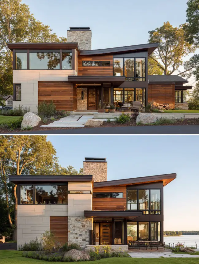 modern cottage lake house ideas