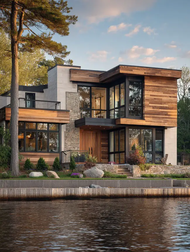 modern cottage lake house ideas