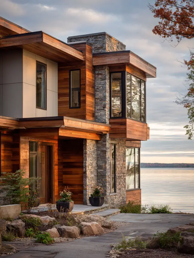 modern cottage lake house ideas