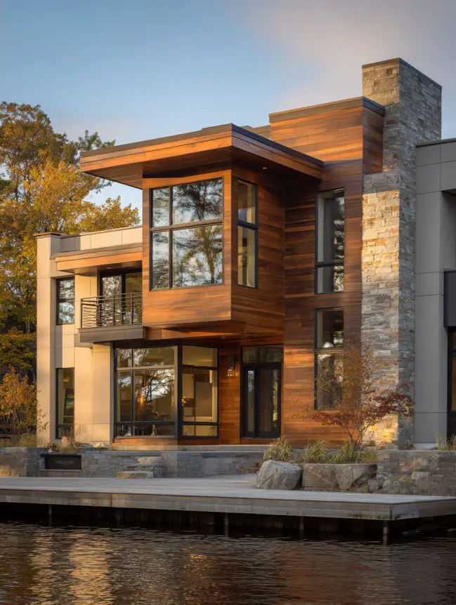 modern cottage lake house ideas