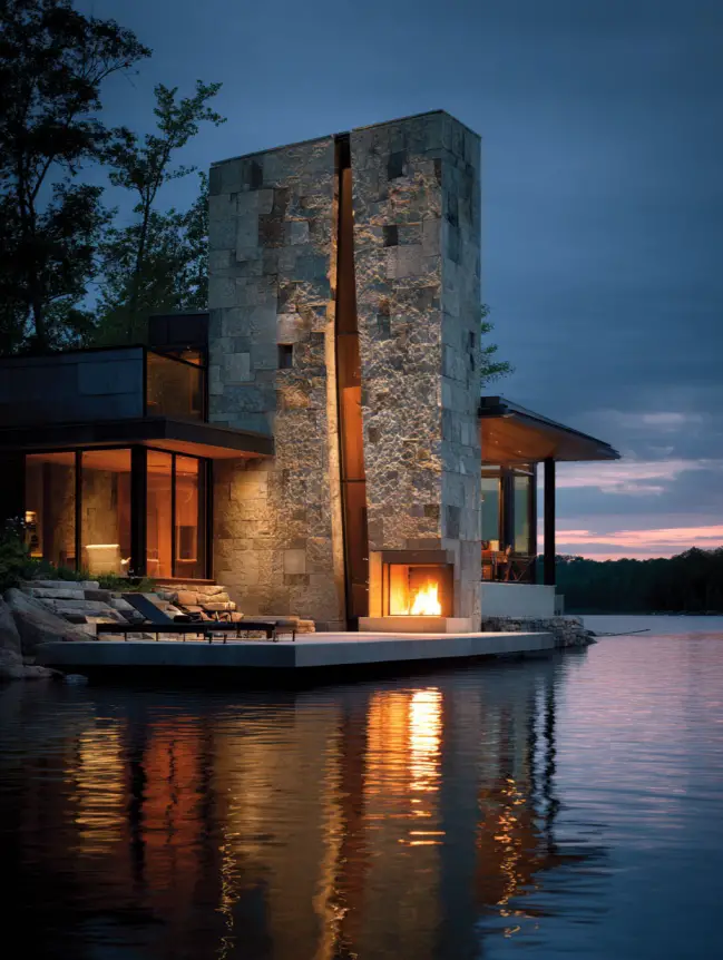 modern cottage lake house ideas