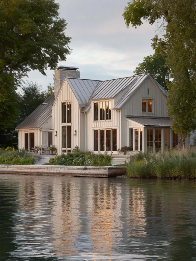 modern cottage lake house ideas