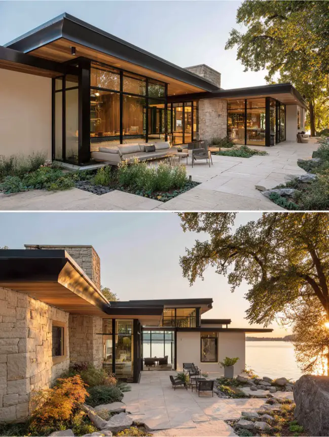 modern cottage lake house ideas