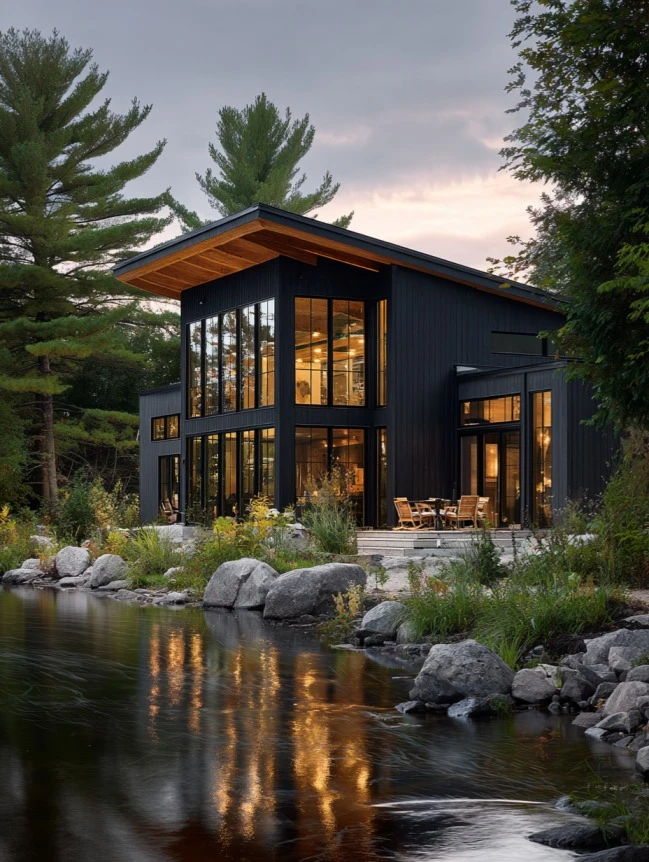 modern cottage lake house ideas